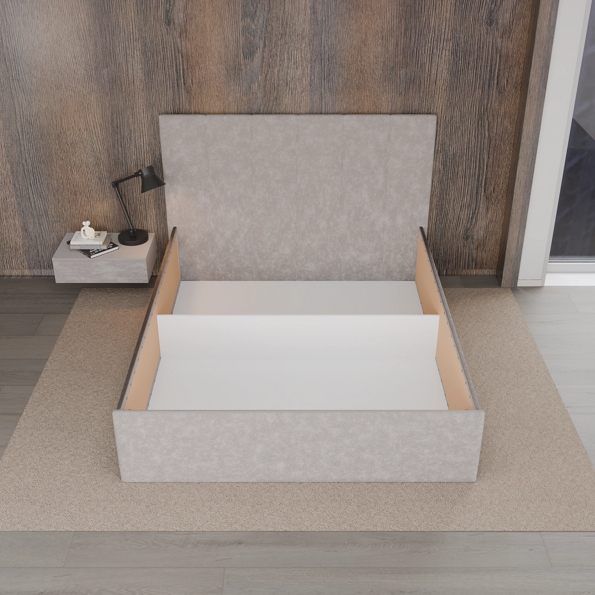 Кровать с подъемным механизмом Кастра Кашемир 160х200 (avatr3)